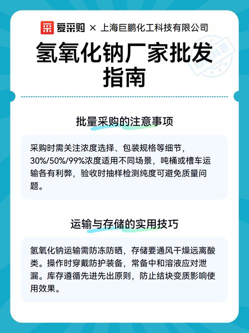 氢氧化钠厂家批发指南